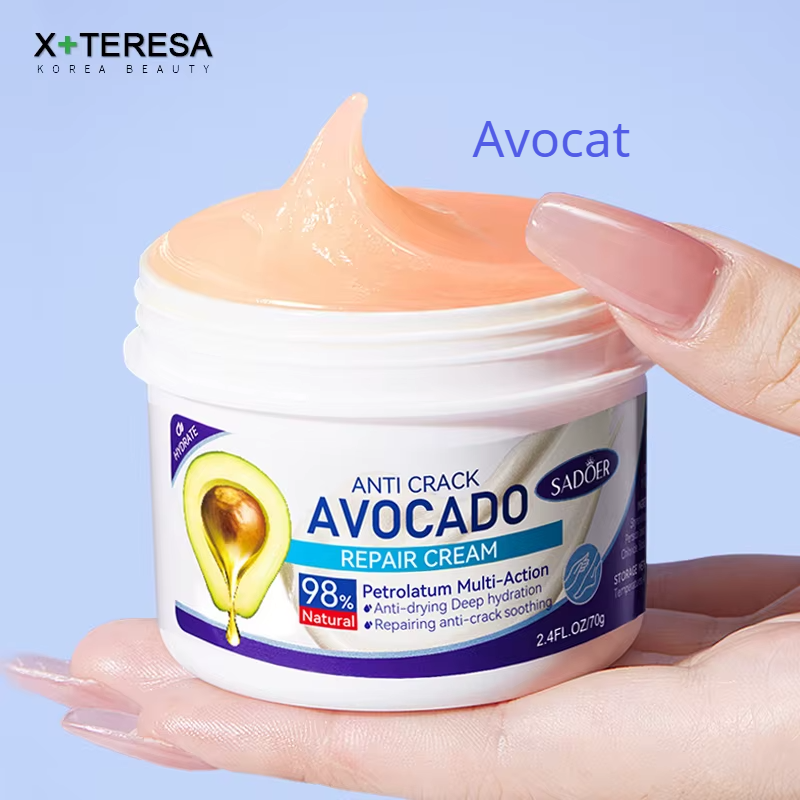 Crème réparation hydratante et masque pour pieds