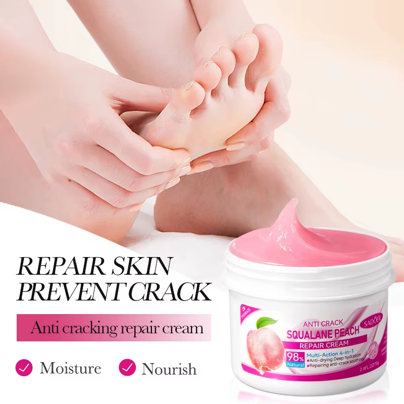 Crème réparation hydratante et masque pour pieds